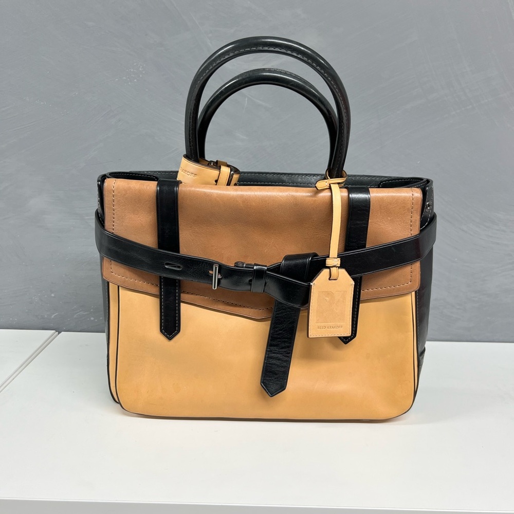 Reed Krakoff Tri-Tone Belted Bag